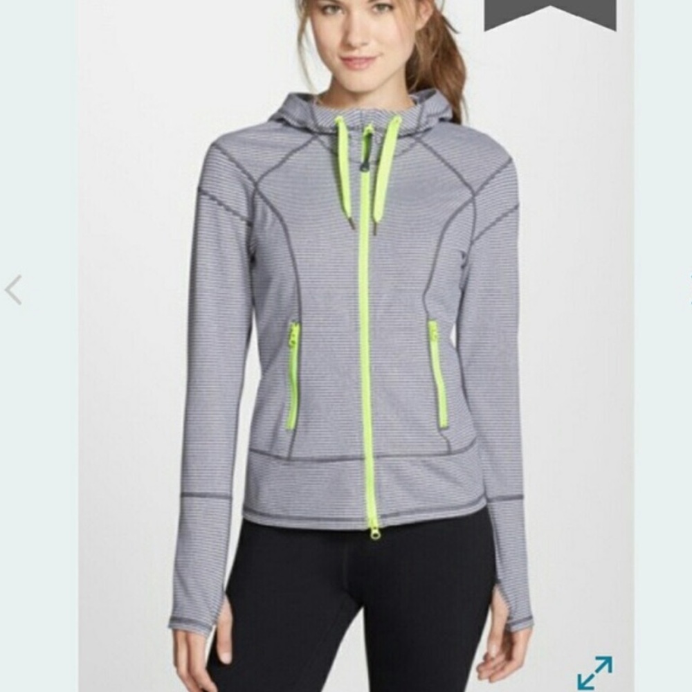 ✨HP✨Zella Tahnee Melange Bomber Hoodie